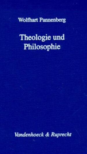 Dies ist Wolfhart Pannenbergs »Theologie und Philosophie. Ihr Verhätlnis im Lichte ihrer gemeinsamen Geschichte.«