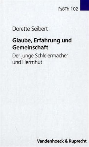 F.D.E. Schleiermacher bezeichnete sich als einen »Herrnhuter höherer Ordnung«. Diese Untersuchung analysiert Schriften vom Beginn seines Theologiestudiums in Halle (1788) bis zu seinem Amtsantritt an der Berliner Charité (1796). Schleiermachers von gleichzeitiger Wertschätzung und Kritik geprägte Haltung gegenüber dem Herrnhutertum wird anhand der Motive Erfahrung und Gemeinschaft herausgearbeitet. Schleiermachers Auseinandersetzung mit seiner Erziehung und Prägung durch die Brüdergemeine findet ihren Niederschlag auch in seinen nicht-theologischen Jugendschriften und frühen Predigten.