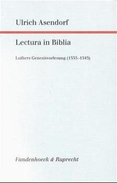 Lectura in Biblia war Luthers akademischer Lehrauftrag, seine Bibelprofessur. In seiner letzten monumentalen Vorlesung rekapituliert er noch einmal seine gesamte Theologie in der Fülle ihrer biblischen Bezüge, zusammengefasst in seiner trinitarisch verstandenen Rechtfertigungstheologie. Die neue Weltlichkeit des Gerechtfertigten wird besonders an Abraham exemplifiziert. Da Schrift und Dogma zusammengehören, ist gerade diese Vorlesung für das ökumenische Gespräch über die Rechtfertigung von hoher Bedeutung, genauso wie Luthers Theologie einer gesamtbiblischen Erneuerung der heutigen Theologie und kirchlichen Praxis neue Perspektiven eröffnet. Auch wird das Verhältnis von Theologie und Philosophie in einer zukunftweisenden Art neu bestimmt. Insgesamt erscheint Luthers Theologie hier in einem neuen Aufriss.