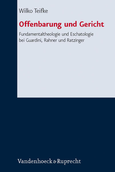 Wilko Teifke has written a Protestant study about the basic theological insights of three very influential Catholics.In the 20th century, eschatology played a tremendous role in fundamental Protestant theology. This fact is revisited by Wilko Teifke in order to determine the significance of eschatology in selected concepts of Catholic fundamental theology. The author asks how the main definition of eschatology was treated in these circles by studying the basic theological thoughts of Romano Guardini, Karl Rahner and Joseph Ratzinger. Further, he studies the idea that the experience of unambiguous salvation is always a fragmentary one.