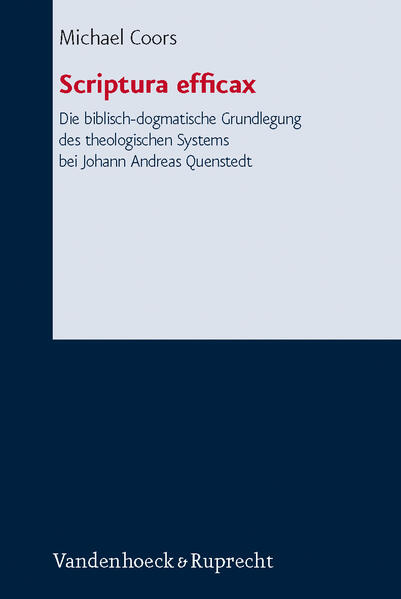 Das theologische Werk Johann Andreas Quenstedts, des letzten großen Vertreters der lutherischen Hochorthodoxie, wird im Blick auf die gegenwärtige Diskussion um die Perspektiven einer Biblischen Theologie und Kanontheorie interpretiert. Leitend ist dabei ein pragmatischer Verstehensbegriff, der anhand der Sprach- und Lebensphilosophie der »Philosophischen Untersuchungen« Ludwig Wittgensteins gewonnen wird. Von diesem Verstehensbegriff ausgehend wird die Lehre von der Wirksamkeit der Schrift als Zentrum der Schriftlehre und Theologie Quenstedts interpretiert. Das Verstehen der Bibel als Heiliger Schrift ist ein in der Praxis des Glaubens sich vollziehendes Verstehen, in dem der Heilige Geist durch den Text der Heiligen Schrift Glauben bewirkt. Daher ruht die ganze Schriftlehre auf der Pneumatologie auf. Dies gilt auch für die Inspirationslehre, die als pneumatologische Texttheorie interpretiert wird.Die Durchführung dieser systematisch entfalteten Schriftlehre Quenstedts scheitert jedoch in der materialen Dogmatik. Hier werden biblische Texte ohne Bezug auf die Praxis des Glaubens aufeinander bezogen und theologische Lehrsätze aus ihnen deduziert. Ursache dieses Scheiterns ist nicht die vielfach kritisierte Inspirationslehre, sondern vielmehr eine problematische Verhältnisbestimmung von Theologie und Glaubenspraxis. Diese Aporie im Blick nimmt die Arbeit die positiven Implikationen der Schriftlehre Quenstedts auf und formuliert Thesen für ein Verstehen der Bibel als Heiliger Schrift in der Gegenwart.