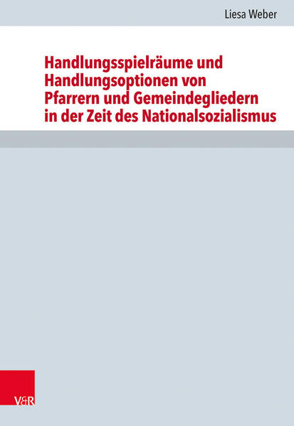 Liesa Weber nimmt Handlungsspielräume und Handlungsoptionen von Pfarrern und Gemeindegliedern im Nationalsozialismus in den Blick. Ihr Ansatz ist, dass selbst innerhalb einer Diktatur Handlungsspielräume zur Wahl unterschiedlicher Handlungsoptionen für die Akteurinnen und Akteure bestanden haben. Die komparatistisch angelegte Studie analysiert erstmals die beiden oberfränkischen Dekanate Bayreuth und Coburg für die Zeit des Nationalsozialismus aus kirchengeschichtlicher Perspektive. Liesa Weber blickt auf die Mikroebene und gewinnt so Erkenntnisse über die Unterschiede in den Handlungsentscheidungen der kirchlichen Handlungsträger vor Ort bei ähnlichen Ereignissen, aber auch eine neue Perspektive auf die Haltung der Kirchenleitung der Evangelisch-Lutherischen Kirche in Bayern in der nationalsozialistischen Zeit wird eröffnet. Die Studie wertet umfangreiches Archivmaterial, das zum großen Teil noch ungedruckt und unveröffentlicht ist, aus.