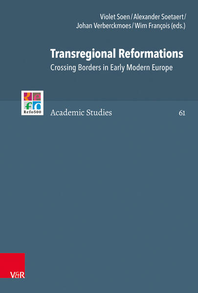 This volume invites scholars of the Catholic and Protestant Reformations to incorporate recent advances in transnational and transregional history into their own field of research, as it seeks to unravel how cross-border movements shaped reformations in early modern Europe. Covering a geographical space that ranges from Scandinavia to Spain and from England to Hungary, the chapters in this volume apply a transregional perspective to a vast array of topics, such as the history of theological discussion, knowledge transfer, pastoral care, visual allegory, ecclesiastical organization, confessional relations, religious exile, and university politics. The volume starts by showing in a first part how transfer and exchange beyond territorial circumscriptions or proto-national identifications shaped many sixteenth-century reformations. The second part of this volume is devoted to the acceleration of cultural transfer that resulted from the newly-invented printing press, by translation as well as transmission of texts and images. The third and final part of this volume examines the importance of mobility and migration in causing transregional reformations. Focusing on the process of ‘crossing borders’ in peripheries and borderlands, all chapters contribute to the de-centering of religious reform in early modern Europe. Rather than princes and urban governments steering religion, the early modern reformations emerge as events shaped by authors and translators, publishers and booksellers, students and professors, exiles and refugees, and clergy and (female) members of religious orders crossing borders in Europe, a continent composed of fractured states and regions.