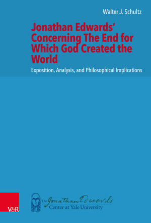 This book is an exposition of Jonathan Edwards' argumentation in his dissertation Concerning the End for Which God Created the World. In addition to stating Edwards' theses regarding God's end and motivation in creation, this book identifies and discusses the assumptions of his argumentation, analyses and explains its crucial components, and explores its philosophical implications. These implications include a version of exemplarism (i.e., the nature of God's ideas for creation), dispositionalism (i.e., the characteristics of God which explain God's motivation), and emanationism (i.e., what God shares of himself with persons who have a living faith in Christ). These entail a view of idealism (i.e., a view of the ultimate ontological ground of the universe), God's temporal nature, continuous creationism (i.e., how God sustains creation), a version of panentheism (i.e., how God, who is infinite, is related to creation, from which God is absolutely distinct), and occasionalism (i.e., the nature of causation of physical events or states of creation). These concepts and what they entail constitute a complete metaphysical system, providing a thoroughgoing divine action understanding of the foundation of reality. For Jonathan Edwards, God's acting according to his plans for his purposes in Christ is fundamental to all things. Were we to have an understanding of how the fundamental concepts of science, mathematics, and ordinary experience are related in reality to the God who acts for his original ultimate end in creation, sustaining the universe, while providentially guiding its affairs, and working redemption, we would have the opportunity to develop these as he had hoped, he pointed the way for others to follow.