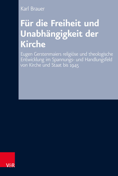 Wer einen differenzierten Zugang zu Eugen Gerstenmaier erhalten sowie sein Wirken nach 1945 verstehen, einordnen und interpretieren möchte, kommt nicht umhin, die ihn prägendsten Korrelationen seines Seins zu betrachten. Diese Arbeit nimmt sich deshalb Gerstenmaiers religiöser sowie theologischer Genese an und untersucht davon ausgehend sein persönliches Engagement in drei Handlungsbereichen: die studentisch-innerkirchlichen Auseinandersetzungen zwischen 1931 und 1935