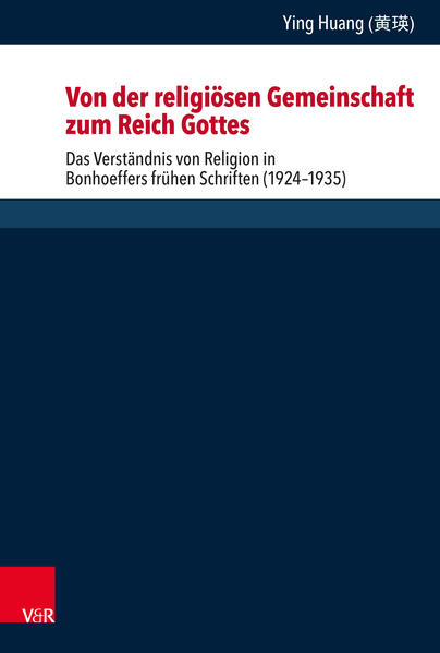 In ihrem Werk wirft Ying Huang neues Licht auf Bonhoeffers Konzeption des „nichtreligiösen Christentums“. Es geht um die Aufbereitung einer neuen Lesart dieses lang umstrittenen Ansatzes anhand von umfassender theologischer Analyse des Religionsbegriffes Bonhoeffers in den frühesten Texten bis 1935. Mithilfe neuer Interpretationsansätze zeigt die Autorin auf, dass Bonhoeffers Konzept der Religion eine bestimmte Kontur aufweist, nämlich die zweifache Verschiebung der Bedeutung von 1) einem soziologischen Religionsbegriff zu 2) einem erkenntnistheoretischen zu 3) einem, der als Antonym für das Reich Gottes gedacht ist. Die beiden letzteren führen schließlich zu Bonhoeffers berühmten Formulierungen in Briefen und Aufzeichnungen aus dem Gefängnis und seiner Suche nach einem nichtreligiösen Christentum. Diese neue Betrachtungsweise bezeugt auch Bonhoeffers Mittelposition in seiner frühen Theologie zwischen liberaler und dialektischer Theologie und zeigt sowohl Bonhoeffers Nähe als auch Distanz zu Barth.