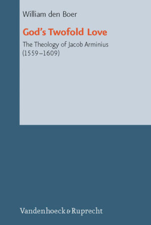Even though it has always been widely debated, the theology of Jacob Arminius (1559-1609) has not received the scholarly attention one would expect. Given also its remarkable influence, it is surprising how little research has been devoted to it. Only since the 1980s has the world of scholarship seen some movement on this front. The present study by William den Boer offers a new contribution to the understanding of Arminius’s theology by focusing on the theological motive that lay at its very foundation. Arminius has been characterized as a theologian of free will, of creation, or of freedom, and lately also as a theologian of the assurance of faith. The question as to Arminius’s central concern in his theology has been answered in different ways, with each author focusing on aspects of differing degrees of importance. William den Boer defends the thesis that another characterization needs to be added, and designates Arminius as a theologian of the justice of God, or more precisely, as a theologian of the twofold love of God. He goes on to illustrate how these two characterizations are valid at one and the same time, and why they do not exclude but include all other characterizations that have been offered by placing them in their proper perspective.In Part 1 the author posits that the leading motif of Arminius’s theology lay in a careful defense of the justice of God. Part 2 considers the reception of his theology in the discussions between Remonstrants and Counter-Remonstrants during the Hague Conference-Haagsche or Schriftelicke Conferentie-of 1611. Finally, Arminius’s theology is placed within the context of sixteenth-century debates on the cause of sin and God’s relationship to evil.