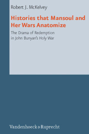 Robert McKelvey argues that John Bunyan wrote The Holy War as a warfare allegory symbolizing the salvation history of Scripture from a Calvinistic-covenantal perspective. In this cosmic drama of redemption, the “Histories That Mansoul, and her Wars Anatomize” include the individual-soteric-microcosmic level or ordo salutis unfolding analogous to the redemptive-historical-macrocosmic level or historia salutis. The eternal covenant of redemption provides the foundation for this history of salvation, which progresses from creation to the anticipation of consummation. This scheme finds its roots in the Puritan philosophy of “universal history” which sees all historical events serving God’s redemptive purposes. The individual, through union with Christ founded on election, participates in the drama by inclusion within the trans-historical covenant of grace. As a depiction of cosmic war, The Holy War sets forth the enmity between the church and Antichrist, which is representative of the greater battle between Christ and the devil from Genesis to Revelation. As a pastoral guide to persecuted saints, Bunyan retrospectively rehearses the history of redemption to grant comfort. In addition, he prospectively reveals the consummation of redemption to encourage perseverance and instil eschatological hope. This thesis is substantiated contextually through Bunyan’s life and writings, historiographically by surveying the history of Holy War interpretation, pre-textually by examining the introduction to the allegory, and textually by analyzing the allegory itself.