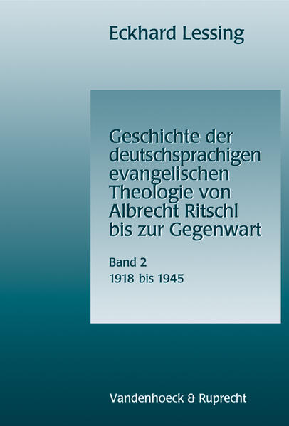 Der zweite Band der Theologiegeschichte umfasst den Zeitraum von 1918 bis 1945. Der erste Teil behandelt die Theologiegeschichte während der Weimarer Republik mit ihren wichtigsten Vertretern sowie die Entwicklung in den theologischen Einzeldisziplinen. Ein Exkurs über die Theologie und die Anfänge der ökumenischen Bewegung beschließt diesen Teil. Der zweite Teil führt in die Theologien, die während der Zeit des Kirchenkampfs entstanden. Er behandelt die theologischen Kontroversen der Zeit wie das Problem der Schöpfungsordnung, die Unterscheidung von Gesetz und Evangelium, das Bekenntnisproblem. Anschließend werden die Konzeptionen Karl Barths, Emanuel Hirschs und Dietrich Bonhoeffers vergleichend gegenübergestellt.