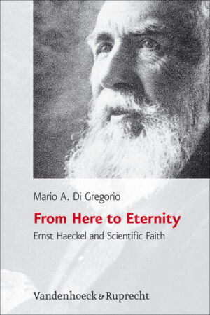 Ernst Haeckel (1834-1919) war Mediziner, Zoologe und Naturphilosoph. Zu Lebzeiten war er weltweit einer der bekanntesten Intellektuellen. Bei den ihm nachfolgenden Generationen geriet er jedoch zu Unrecht weitgehend in Vergessenheit. Über Darwin hinaus erschloss Haeckel die Evolutionstheorie für den deutschen Sprachraum, erweiterte sie und entwickelte daraus sein monistisches Weltbild. Eines seiner Hauptanliegen war es, neueste und fundierte wissenschaftliche Erkenntnisse an ein breiteres Publikum zu vermitteln. Dies greift Di Gregorio auf und präsentiert, ausgehend von Haeckels Biographie, die Entwicklung seiner Ideen und Lehren in Naturwissenschaft und Religionsphilosophie.