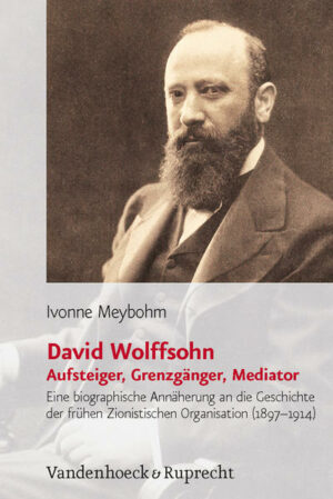 David Wolffsohn (1850s-1914) was the closest assistant to Theodor Herzl and became his successor in the presidency of the World Zionist Organization in 1905. Using him as an example, this study shows how the World Zionist Organization, an internally quarelled, financially and politically uninfluential, loose affiliation in its modest beginnings finally succeeded in acting historically powerful.The study does not present a classical type of biography but an entangled history of a person and an institution, for which Meybohm chose the term »integrated biography«. By combining the methodological approaches of the new cultural history, social-, political and economic history, person as well as institution will be thoroughly analyzed. The multiperspectivity also covers Wolffsohns network, which includes his colleagues, supporters and opponents. It contextualizes the Zionist organization with other contemporaneous national movements as well as international emancipation movements, such as social democracy or the international women’s movement.Besides domestic and foreign politics, especially the Zionist commercial politics will be analyzed for it is as uninvestigated by recent scholarship as the life and work of Wolffsohn himself.The results of this integrated biography challenge earlier scholarship of Zionism which mostly presents a teleological reading of Zionist history based on the successful founding of the state of Israel in 1948. In contrast to this, using the example of Wolffsohn’s biography, it is possible to show, that the long range success of this extraordinary project could not be forseen in the beginning.