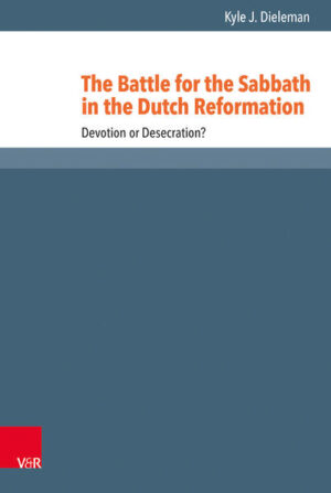 Kyle J. Dieleman focuses on the doctrinal and practical importance of Sunday observance in the early modern Reformed communities in the Low Countries. My project investigates the theological import of the Sabbath and its practical applications. The first step is to focus on how Dutch Reformed theologians conceived of the Sabbath. The theology of the Sabbath, I argue, moves over time from an emphasis on spiritual rest to participating in the ministries of the church to a strict rest from all work and recreation. The next step is to explore congregants’ actual Sunday practices. By attending to church governance records at the national, regional, and local levels the importance of proper Sabbath observance quickly becomes clear. The provincial synod records, classes’ records, and consistory records indicate that church authorities were adamant that church members faithfully attend sermon and catechism services, refrain from sinful practices, and abstain from recreational activities. Equally as telling as the observance demanded of church members is how church authorities responded. The church records portray these authorities as fretting over the disordered and unregulated nature of improper Sabbath observance. Having established the importance of the Sabbath in Dutch Reformed theology and lived piety, I argue the emphasis on Sunday observance is best understood as resulting from two main factors. First, the emphasis on proper Sunday observance is a result of the Reformed church authorities attempting to maintain the pious reputation of the Reformed faith and establish the identity of the Reformed Church amid multiple other confessional identities. Second, proper observance of the Sabbath was important because it ensured order within the church and society more broadly.