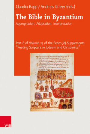 The Bible is the foundational text for the Byzantine Empire. The papers of this volume explore its reception through appropriation, adaptation and interpretation as articulated in all aspects of Byzantine society. Several sessions at the ISBL held in Vienna, 6 to 10 July 2014 on ‘The Reception of the Bible in Greco-Roman Tradition,’ ‘The Bible between Jews and Christians in Byzantium,’ ‘Biblical Scholarship in Byzantium,’ and ‘Biblical Foundations of Byzantine Identity and Culture’ built the basis of this volume.Various angles shed light on the Byzantine experience of the Bible. The wide range of source materials that inform the contributions to this volume—from manuscripts and military handbooks to lead seals and pilgrim guides— allows insights into a vivid liturgical tradition, which shapes Orthodox Christianity up today. As a thoroughly Christianized society, the Bible had sunk deep into the cultural DNA of Byzantium. The volume shows the multitude of strategies for the engagement with the Biblical text and the manifold ways in which the Bible message was experienced, articulated and brought to life on a daily basis.