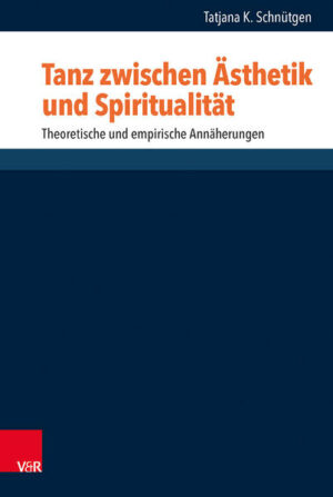 Dance in churches, Sacred Dance and services with dance and movement are reasonably new phenomena. Tatjana K. Schnütgen examines the relationship between dance, aesthetics and spirituality. By means of field research and empirical methodology the aesthetic experience of dance in spiritual practices can be described. Dance is understood as challenge and chance for contemporary Church. She raises the question on the effect and implications of dance for faith and life from the perspective of Practical Theology.