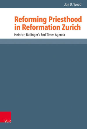 The dramatic task of re-imagining clerical identity proved crucial to the Renaissance and Reformation. Jon Wood brings new light to ways in which that discussion animated reconfigurations of church, state, and early modern populace. End-Times considerations of Christian religion had played a part in upheavals throughout the medieval period, but the Reformation era mobilized that tradition with some new possibilities for understanding institutional leadership. Perceiving dangers of an overweening institution on the one hand and anarchic “priesthood of all believers” on the other hand, early Protestants defended legitimacy of ordained ministry in careful coordination with the state. The early Reformation in Zurich emphatically disestablished traditional priesthood in favour of a state-supported “prophethood” of exegetical-linguistic expertise. The author shows that Heinrich Bullinger’s End-Times worldview led him to reclaim for Protestant Zurich a notion of specifically clerical “priesthood,” albeit neither in terms of statist bureaucracy nor in terms of the traditional sacramental character that his precursor (Huldrych Zwingli) had dismantled. Clerical priesthood was an extraordinarily fraught subject in the sixteenth century, especially in the Swiss Confederation. Heinrich Bullinger’s private manuscripts helpfully supplement his more circumscribed published works on this subject. The argument about reclaiming a modified institutional priesthood of Protestantism also prompts re-assessment of broader Reformation history in areas of church-state coordination and in major theological concepts of “covenant” and “justification” that defined religious/confessional distinctions of that era.