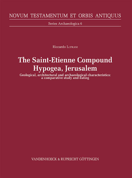 In 1885, a large hypogeum was discovered at the Saint-Étienne Compound, the domain acquired only two and a half years before by the Dominicans on the western slope of El Heidhemiyeh hill, about 250 m north of the Jerusalem Ottoman wall. After the unearthing of a second large hypogeum, only fifty metres north of Hypogeum 1, in their monumental work on the history of Jerusalem, the two eminent Dominican scholars Louis-Hugues Vincent and Felix-Marie Abel proposed to date the two burial complexes to the Hellenistic or Roman period. This dating remained unchallenged until the survey of 1974-75, carried out by the distinguished Israeli archaeologists Gabriel Barkay and Amos Kloner, who proposed to date the two burial caves towards the end of the Judahite kingdom, on the basis of an unsystematic comparison of few architectural features with those of other tombs. In the frame of the improved knowledge of the broad and adjacent archaeological contexts since the last study of the Saint-Étienne Compound Hypogea, between 2011 and 2014 Riccardo Lufrani carried out a detailed survey of the two burial caves, providing new and more detailed photographic, topographic, archaeological and geological documentation. The systematic comparison of the significant architectural features of the Saint-Étienne Compound Hypogea with a consistent sample of 22 tombs in the region suggest dating the hewing of the two hypogea to the Early Hellenistic period, shedding a new light on the history of Jerusalem.