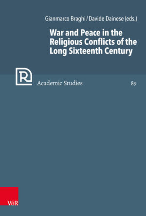 This collection of essays seeks to analyse historically these influences, connections, and impact from multiple points of view, such as-but not limited to-the links between war and rebellion, the issues of trust and religious violence, early modern university debates on war and peace, the problems engendered by intolerance and the difficult management of tolerance, the delicate matters of politico-religious accommodation and the implementation of peace in towns and contested territories, the reappraisals and changes in the narratives of military prowess and religious fidelity, the role of women in the religious conflicts in the ‘long sixteenth century’, the porous boundaries (imagined or real) which existed between ‘enemies’ in times of war and the issues connected to the cohabitation with the ‘Other’ in times of peace.