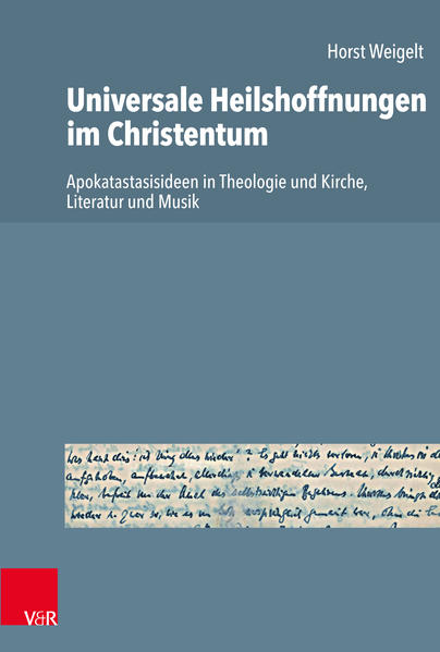 In dieser Monographie wird in einem Überblick exemplarisch dargestellt, dass im Christentum von Anfang an eschatologische Heilshoffnungen für alle Menschen verbreitet waren, jedoch in unterschiedlicher Form und Häufigkeit. Dabei wird auch gezeigt, wie sie in den einzelnen geschichtlichen Epochen begründet waren und welche Gegenwartsbedeutung ihnen jeweils beigemessen wurde. Das Fehlen einer theologischen Hermeneutik eschatologischer biblischer Texte wird bei all dem vielfach deutlich. Die mannigfachen Rezeptionen und Bearbeitungen, welche diese universalen Heilserwartungen in der europäischen Kultur, besonders in Dichtung, Literatur, Philosophie und Musik, seit dem Mittelalter erfuhren, werden wiederum in Beispielen präsentiert. Es wird nachgewiesen, dass diese Transformationen, besonders in der Literatur, von Beginn an häufig unter Einbeziehung nichtchristlicher Apokatastasisvorstellungen erfolgten. Seit der Aufklärung lassen sich bei ihnen infolge der zunehmenden Entflechtung von Religion und Gesellschaft nicht selten Säkularisierungstendenzen konstatieren.