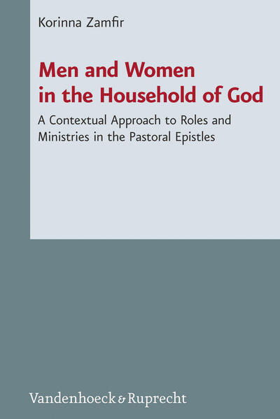 Korinna Zamfir explores the manner in which the Pastoral Epistles redefine roles and ministries within a changed ecclesiological framework (the ekkl?sia as oikos Theou). The contextual investigation focuses on the cultural and social background of the station codes and church orders. Applying the environmental approach advanced by Abraham MalherbeZamfir discusses the Pastoral Epistles as writings intimately linked to their Greco-Roman social and cultural environment. The volume addresses the mentalities reflected in moral philosophies, political theories, drama and epigraphy, focusing on the discourse articulated in these sources. Exploring the adoption of conservative mentalities, the monograph advances a reading of the Pastoral Epistles based on ideology critique. It also incorporates insights gained from research on the social world of earliest Christianity, in particular on private associations.Korinna Zamfir argues that the ecclesiology of the Pastoral Epistles presupposes the metaphorical use of oikos Theou and shows that in Greco-Roman antiquity oikos denotes larger social entities like the religious association, the polisand the cosmos. The ekkl?sia is the oikos and polis of God. As a consequence the Pastoral Epistles define roles and ministries based on the public-private divide and on honor and shame mentality. The theo-logical and cosmic dimension of the »household of God«explains the essentialist understanding of social and ecclesial roles. The author also tackles the contrast between discourse and ecclesial reality.