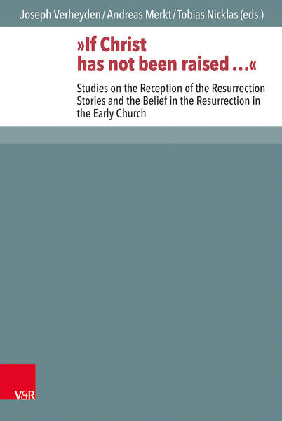 The present volume contains the proceedings of the fourth symposium of the Novum Testamentum Patristicum project (NTP), an international re-search project on the reception history of the New Testament in the early Church. The symposium was held in October 2012 at the University of Leuven. It was organised by Joseph Verheyden, Tobias Nicklas, and An-dreas Merkt, the coordinators of NTP. The topic of the meeting was the reception of the resurrection and empty tomb stories and the development of the belief in resurrection in the early Church.The belief in the resurrection constitutes the core issue of Christianity and of Christian tradition. The earliest references to the resurrection and witnesses to such a belief are found in the canonical gospels and in the letters of Paul, but the topic obviously remained of the utmost importance all through the early Church. Contributions to this volume offer studies on reception of the resurrection and empty tomb stories and the development of the belief in resurrection in the early Church by examining the most important early references on this topic.