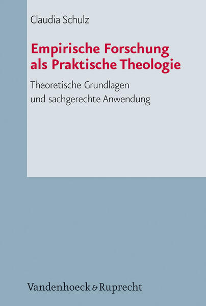 Within the field of practical theology, empirical research has substantially increased in significance. But what can empirical social research methods do for practical theology? What is the potential of evaluation, surveys and random sampling for theology, the Church and the parish? Where are their limitations? Claudia Schulz demonstrates the possibilities of empirical approaches for practical theology and proposes framework conditions for their use in an apposite, theoretically backed and fruitful way. In her studies on the development of the Church and parishes, target groups, lifeworld and lifestyle as well as deaconship the author applies methods from empirical social and religion research and critically reflects on the results and findings. Examples from theological debate from the past and the present allow theologians who have no or little previous experience with empirical social research to gain a better understanding of this topic.