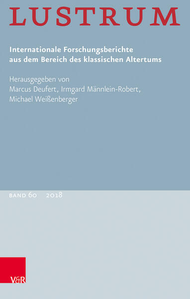 Lustrum Band 60  2018 | Bundesamt für magische Wesen