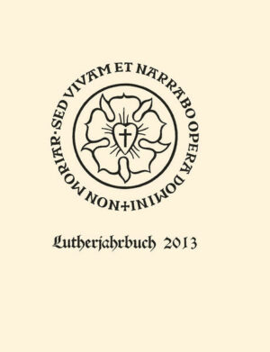 The Lutherjahrbuch 2013 serves as report of the 12. International Congress for the Research on Luther, that took place in Helsinki on 5.-11.8. 2012. It contains the manifold presentations and seminar reports in German and in English language. Furthermore the yearbook provides reviews of the important new publications on Luther and Reformation. Also part of the Lutherjahrbuch is the Luther-bibliography, that lists continuously new releases on Luther and his impact until today. Therefore this yearbook is a most powerful tool for the entire research on Luther.