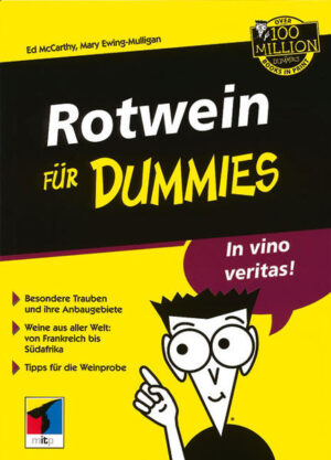 Kennen Sie den Unterschied zwischen Merlot und Chianti? Oder könnten Sie auf Anhieb den besten Wein zu Pasta oder Fisch auswählen? Doch in diesem Buch geht es nicht nur um solche "Alltagsfragen", denn die Weinexperten Ed McCarthy und Mary Ewing-Mulligan nehmen Sie mit auf eine spannende Rundreise durch die edle Welt des Rotweins. Erkunden Sie die besonderen Geschmacksnoten der Trauben, die Eigenheiten typischer Weinsorten und ihrer Anbaugebiete - und schon werden Sie bei Ihrem nächsten Abendessen zu den bewunderten Kennern zählen.