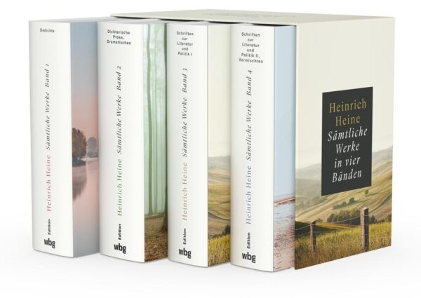 Heinrich Heines Werke: Edel ausgestattet, kenntnisreich kommentiert Die Reisebilder, das »Buch der Lieder« und »Deutschland. Ein Wintermärchen« zeigen Heine mal als leichtfüßigen Lyriker, mal als scharfzüngigen Satiriker, immer aber als einen überragenden Stilisten. Der Schriftsteller, Journalist und Dichter prägte die deutsche Literatur wie kaum ein anderer. Die Werke Heinrich Heines zählen zu den Klassikern der Weltliteratur und haben bis heute nichts von ihrer Wirkmacht verloren. In dieser hochwertig ausgestatteten Leseausgabe sind sämtliche Werke versammelt und von den ausgewiesenen Heine- Kennern Erhard Weidl, Bernd Kortländer und Uwe Schweikert kommentiert. Alle Werke Heinrich Heines: Gedichte, Prosa, Dramatisches, Schriften zur Literatur und Politik Ein herausragendes Zeugnis der Literatur des 19. Jahrhunderts Schmuckausgabe im edlen Schuber, mit Lesebändchen und elegantem Einband Mit Zeittafeln und Registern für mehr Übersicht und schnelle Auffindbarkeit beliebter Heine- Zitate Erlesenes Geschenk für Buchliebhaber und Kenner der deutschsprachigen Literatur »Die schlesischen Weber« und weitere berühmte Werke des deutschen Dichters Bekannte wie weniger bekannte Texte von Heine finden in dieser umfassenden Gesamtdarstellung seiner Werke gleichermaßen Platz: Band 1: Gedichte Band 2: Dichterische Prosa, Dramatisches Band 3: Schriften zur Literatur und Politik I Band 4: Schriften zur Literatur und Politik II, Vermischtes Die Originaltexte werden ergänzt durch Nachwort, Anmerkungen, Zeittafeln, Register und Verzeichnis der Gedichtanfänge. »Bahnbrechend« nannte Marcel Reich- Ranicki Heinrich Heines Werk. »Ihm ist geglückt, was Europa den Deutschen kaum mehr zutraute: ein Stück Weltliteratur in deutscher Sprache.« Genießen Sie mit dieser prachtvollen Gesamtausgabe ein einzigartiges Glanzstück deutschsprachiger Literaturgeschichte!