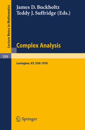 Complex Analysis. Kentucky 1976 | Bundesamt für magische Wesen
