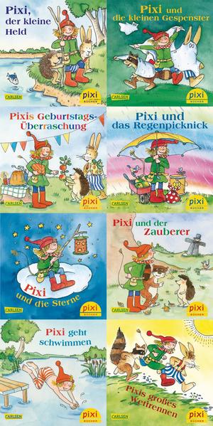 Alles Gute zum Geburtstag, Pixi! Und den feiert unser Held gebührend mit einer eigenen Serie. Darin: acht farbenfrohe und herzerwärmende Geschichten nur von Pixi und seinen Freunden - ein gelungener Mix aus Novitäten und lange nicht mehr dagewesenen Bestsellern.