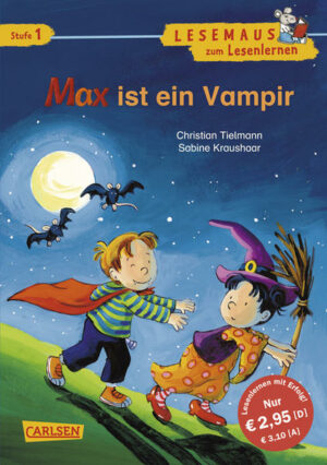 LESEMAUS zum Lesenlernen Stufe 1: Max ist ein Vampir | Bundesamt für magische Wesen