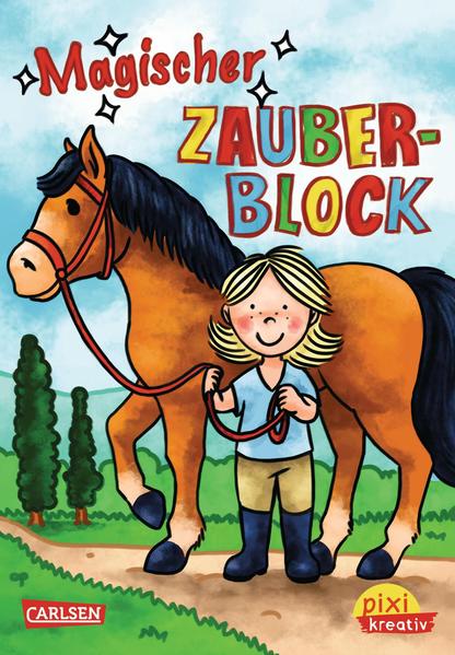 Magischer Malspaß - einfach mit Bunt- oder Bleistift über die Seite malen und schon erscheinen wie von Zauberhand tolle Bilder. Für kleine und große Pferde- Fans ab 3 Jahren. Ricky Waschbär, Pixis bester Freund, präsentiert die Pixi- kreativ- Bücher: - malen, basteln, raten, spielen - kreativ fördern - für zu Hause und unterwegs Pixi kreativ - für Kleine mit großen Ideen.