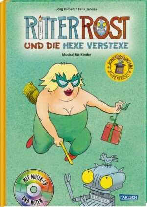 In diesem Ritter- Rost- Klassiker bekommt der Ritter Besuch von der Hexe Verstexe, die ihn in einen Blechfrosch zum Aufziehen verwandelt. Koks der Feuerdrache flieht und muss einige haarsträubende Abenteuer bestehen, bis sich Burgfräulein Bö und Ritter Blechfrosch auf die Suche nach ihm machen. Anlässlich der Sonderausgabe hat Jörg Hilbert den Band zusätzlich mit lustigen Zaubertricks für Kinder ausgestattet. Mit 1 ganz neuen Lied als Bonus- Track!