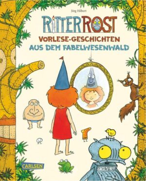 Fabelhafte Vorlese- Geschichte vom Bestseller Ritter Rost und seinem Burgfräulein Bö, mit dem rostnagelneuen "Lexikon der Fabelwesen" und vier neuen "Waldgeschichten". In hochwertiger Ausstattung als dickes Familienvorlesebuch! Als der Ritter Rost noch ein Junge war, wurde er von allen nur „Rösti“ genannt. Er lebte in der Eisernen Burg und hatte eine richtige Ritterbande, eine anstrengende Prinzessin und ein Burgfräulein als beste Freundin. Bei einem nächtlichen Ausflug in den geheimnisvollen Fabelwesenwald suchen Rösti, Bö und Magnesia einen gutaussehenden Märchenprinzen, finden aber räuberische Räuber, hinterlistige Po- Beißer, einen schrägen Waldschrat und einen reimenden Bauchredner.