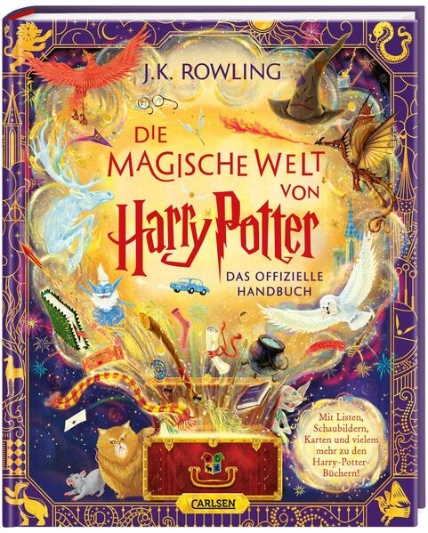 Zum 25-jährigen Jubiläum von Harry Potter haben sich 7 internationale Illustratoren zusammengetan und die wichtigsten Elemente der zauberhaften Welt von Harry Potter in einer ganz besonderen Sammlung neu illustriert. Auf 208 prachtvoll gestalteten Seiten können die Leser nach Hogwarts reisen, in den Geschäften der Winkelgasse stöbern und unbekannte Details über die Zauberer und Hexen ihrer Lieblingsbücher herausfinden.