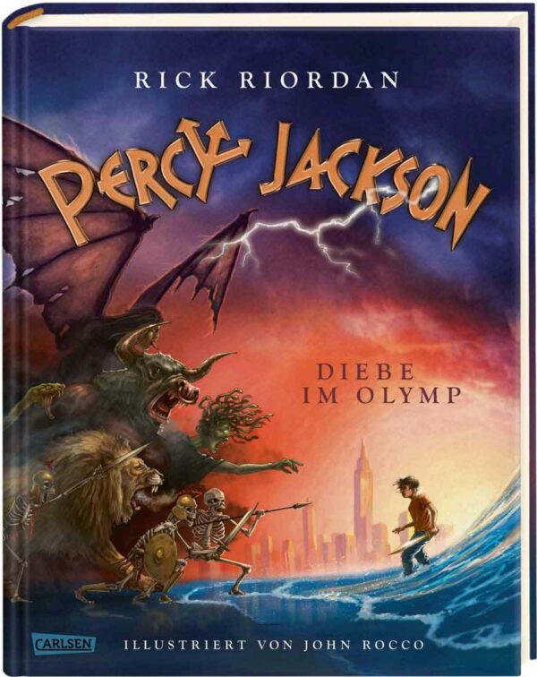 Percy Jackson 1: Diebe im Olymp (farbig illustrierte Schmuckausgabe) | Bundesamt für magische Wesen