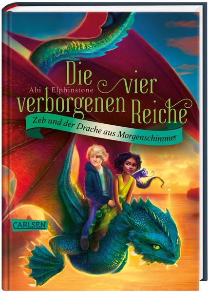 Erwachsene kennen die vier verborgenen Reiche vielleicht nicht, aber Kinder können den Weg dorthin finden und zusammen mit Drachen, sprechenden Papageien und anderen Zauberwesen unglaubliche Abenteuer erleben. So wie Zeb. Eigentlich glaubt er nicht an Magie, doch dann verschleppt ihn die böse Harpyie Morg nach Morgenschimmer. Er soll ihr helfen die goldene Schriftrolle zu finden, die Macht über alle verborgenen Reiche verspricht. Sobald Zeb die Chance dazu hat, ergreift er die Flucht. Zum Glück trifft er Oonie, ein furchtloses Mädchen mit einem sprechenden Chamäleon. Zu dritt begeben sie sich auf eine Reise voller Abenteuer und Gefahren. Wird es Zeb mit Hilfe seiner Freunde gelingen, einen Drachen zu beschwören, um selbst die Schriftrolle zu finden, Morg zu besiegen und so die magische und die reale Welt zu retten?