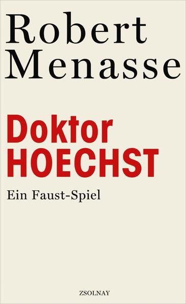 Doktor Hoechst, genannt "der alte Faust", hat den Wissenschaften den Rücken zugekehrt und widmet sich mit Eifer der freien Marktwirtschaft. Statt Wissen vermehrt er nun Kapital. Doch der Global Player ist auch Familienvater. Sein Sohn Raffael verurteilt diese Machenschaften und versucht, gegen den übermächtigen Vater aufzubegehren. Nach einer Vorstellung von Goethes "Faust" packt Hoechst die Wut. Verweilen im höchsten Augenblick? Wie unrentabel! Und Hoechst ist sich sicher: Statt Genuss im Stillstand geht es heute um unbegrenztes Wachstum und Expansion. Kapitalismus und Globalisierung ist die Devise. Robert Menasse hat aus dem scheinbar alten Stoff ein aktuelles Stück geschaffen - für eine Welt, die für das Böse keinen Teufel mehr braucht.