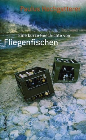 Drei Männer fahren an einem windigen Septembertag zum Angeln an einen Gebirgsfluss. In einer Autobahnraststätte serviert ihnen ein junges Mädchen das Frühstück. Angeregt durch diesen Kontakt beginnen die Männer, sich verschiedene Dinge, zum Teil alltäglichen, zum Teil absonderlichen Inhaltes, vorzustellen. Diese Vorstellungen werden zum zentralen Gegenstand der Erzählung. Daneben knüpft man Fliegen ans Vorfach, hat mit Witterung und Fluss umzugehen und fängt den einen oder anderen Fisch. Wer die rasante Prosa von Paulus Hochgatterer kennt, weiß, was er bei diesem scheinbar harmlosen Szenario zu erwarten hat!