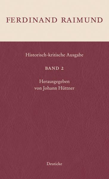 Band 2 der neuen historisch-kritischen Werkausgabe enthält die Zauberspiele "Das Mädchen aus der Feenwelt" oder "Der Bauer als Millionär" (1826) und "Die gefesselte Fantasie" (1828). Ersteres beschied Raimund einen durchschlagenden Erfolg und wurde zu einem Theater-Klassiker in Österreich. Der komplizierte Entstehungsprozess wird in den Varianten und Lesarten penibel nachgezeichnet. Auch die zeitgenössische Rezeption in österreichischen und deutschen Medien bildet einen Schwerpunkt. Mit der Gefesselten Fantasie beginnt bei Raimund eine Entwicklung hin zu stärkerer Poetisierung