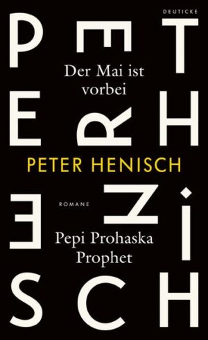 In „Der Mai ist vorbei“ soll Paul Grünzweig einen Artikel über das Jahr 1968 schreiben. Dabei gerät er immer tiefer in seine eigene Geschichte: Während in Berlin, Paris und Prag demonstriert wurde, gründete er eine Literaturzeitschrift und zog in eine Kommune. Doch bald schwindet der Optimismus, es als Gruppe zu schaffen. Pepi Prohaska ist ein junger Mann mit viel Fantasie und Chuzpe. Eines Tages fällt ihm ein, dass Gott etwas mit ihm vorhat, nennt sich selbst „Pepi Prohaska Prophet“ und sammelt Jünger und Jüngerinnen um sich. Doch er wird auch unzählige von Widerspruchsgeist inspirierte Briefe an Politiker schreiben - und schließlich auf geheimnisvolle Weise verschwinden.