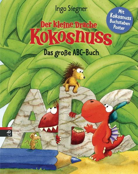 Mit dem kleinen Drachen Kokosnuss auf Buchstaben- Entdeckungsreise. Hier können die Fans vom kleinen Drachen Kokosnuss, Oskar und Matilda die Welt der Buchstaben entdecken und kennenlernen. Zu jedem Buchstaben des ABCs gibt es eine wunderschön illustrierte Kokosnuss- Szene, auf der die Kinder viele Dinge zu einem bestimmten Buchstaben entdecken können. Ein Beispiel: Kokosnuss steht am Westufer der Dracheninsel und schaut auf Wind und Wellen. Ein Wal und der Buchstabe W schaukeln auf dem Wasser ...