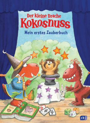 Mit Kokosnuss erste Zaubertricks lernen und vorführen Kokosnuss, Oskar und Matilda finden es toll, wie ihr Freund, der Zauberschüler Friederich, Dinge verwandeln oder wegzaubern kann. Das wollen sie auch lernen! Deshalb bitten sie den Zauberschüler, ihnen ein paar Tricks beizubringen. Friederich zeigt ihnen unter anderem, wie ein Zauberstab schweben kann, eine Münze durch die Tischplatte wandert oder wie man eine bestimmte Karte errät. Und für alle Kokosnuss-Fans wird alles Schritt für Schritt und leicht verständlich erklärt, sodass jedes Kind die Tricks nachzaubern kann. Ein großformatiges Mitmachbuch zum Thema »Zaubern«, in dem Kokosnuss seinen Freunden tolle Zaubertricks beibringt und Tipps für eine gelungene Zaubershow gibt. Ausstattung: Mit fbg. Illustrationen