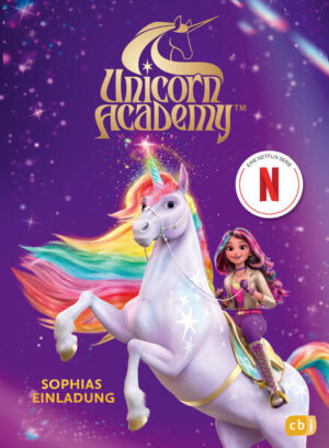 Das Einhorn-Abenteuer beginnt! Sophia kann es kaum glauben: Sie hat eine Einladung der Unicorn Academy erhalten und soll eine Einhorn-Reiterin werden! Die Schülerinnen und Schüler der Academy verbinden sich mit ihren seelenverwandten Einhörnern, und gemeinsam entfalten sie ihre magische Energie. Sie alle zusammen müssen Unicorn Island und die Academy beschützen, denn finstere Mächte wollen die Einhorn-Insel und seine Bewohner vernichten… Werden Sophia und ihre neuen Freunde mit ihren Einhörnern den Kampf gewinnen? Ein magisches Abenteuer beginnt! Das erste deutschsprachige Buch zum Serienhit