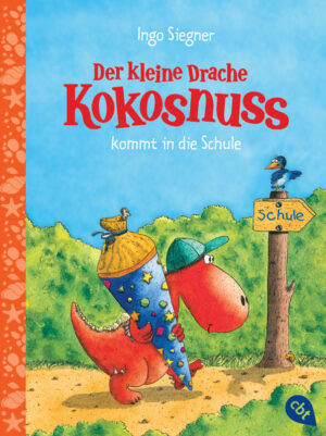 Der kleine Drache Kokosnuss ist furchtbar aufgeregt: Heute ist sein erster Schultag! Leider darf Kokosnuss' Freund Oskar, nicht mit angeblich würde er seine Schulkameraden auffressen. Ob Kokosnuss wieder eine seiner berühmten Idee hat, damit sein Freund doch am Unterricht teilnehmen darf? Ausstattung: Mit fbg. Illustrationen