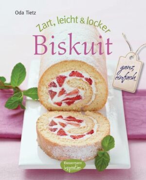 Die perfekte Sahnerolle Aus Biskuit und sahniger Creme lassen sich unvergleichliche Genusserlebnisse backen! Mit diesem Buch gelingen die besten Biskuitrollen, werden Tortenträume wahr und die köstliche Desserts krönen jede Mahlzeit. Oda Tietz, Hobbybäckerin aus Leidenschaft und Expertin für hervorragende Kuchen und Torten, zeigt in diesem Buch alle Geheimnisse für leicht-lockeren Biskuit und wie daraus mit wenigen Zutaten festliche Torten, edle Kuchen und verführerische Desserts werden. Dank der genauen Schritt-für-Schritt-Anleitungen haben auch unerfahrene BäckerInnen Erfolg.