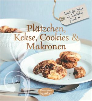 Knuspriges Teegebäck Knusprige Köstlichkeiten mit Früchten, Mandeln und Nüssen, mit Schokolade, Kaffee und Gewürzen. Manche cremig gefüllt und köstlich ummantelt, andere schlicht und puristisch: großer Geschmack in kleiner, feiner Form! Auf charmante, elegant-nostalgische Art inszeniert, präsentiert sich in diesem Buch feinstes Gebäck mit Klassikern und neuen Rezepturen.