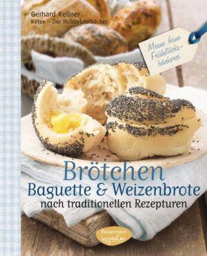 "Die besten Brötchen meines Lebens" Wissen Sie noch, wie gut ein Brötchen schmecken kann? Gerhard Kellner hat sich als "Ketex - Der Hobbybrotbäcker" einen Namen in der Brotbackgemeinde gemacht. 2005 fing es an: Auf der Suche nach einem wirklich leckeren Baguette kam Gerhard Kellner zur Einsicht, dass man gute Qualität nur bekommt, wenn man selber backt. Daraus entstand eine Leidenschaft - und das Wissen: "Gutes Brot braucht seine Zeit!" In diesem Buch werden die leckersten Brötchen gebacken und feinste Weizenbrote und Baguettes kommen aus dem Ofen. Während die Brötchen aus den verschiedenen Regionen Deutschlands stammen, wie Franzbrötchen, Rheinische Röggelchen, Schusterjungen oder Delbrücker Ecksteine, geht es bei den Broten internationaler zu. Ihnen gemeinsam ist, dass sie zu den besten Rezepten der Welt gehören. Ausstattung: durchgehend farbig bebildert