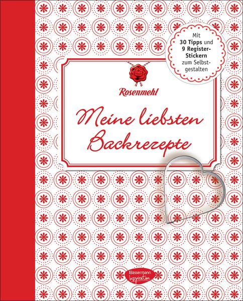 Für Ihre Familienschätze Das liebevolle und abwechslungsreich gestaltete Eintragbuch von den Rosenmehl-Backexperten bietet viel Platz zum Einschreiben und Einkleben Ihrer besten Backrezepte. Aus der Rosenmehl-Backstube gibt es besondere Tipps auf Stickern zum Aufkleben zu den passenden Rezepten. Die aufklebbaren Kapitelreiter ermöglichen Ihnen Ihre individuelle Gliederung. In der großen Sammeltasche am Ende des Buches können "fliegende Zettel" aufbewahrt werden. So gestalten Sie Ihr eigenes, persönliches Rezeptbuch, das Sie auch an Ihre Lieben weitergeben können.